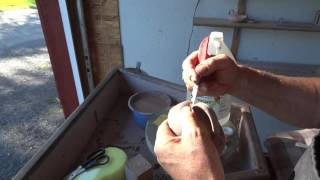 SIMON LEACH POTTERY TV  How I mend cracks in drying pots [upl. by Barny]