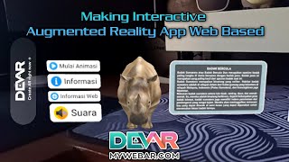 How To Make Interactive Augmented Reality Web Based  MyWebAR Tutorial [upl. by Appel]