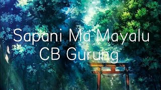 Sapani Ma Mayalu lyrics videoCB GurungNepali old song [upl. by Atselec]