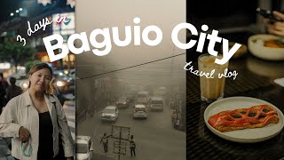 3 days in Baguio City 🍓 chill trip cafe hopping food recos  Part 1 [upl. by Fisch]