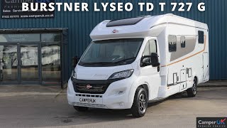 Burstner Lyseo TD T 727 G Motorhome For Sale at Camper UK [upl. by Llerad324]