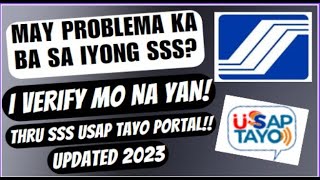 MAY PROBLEMA KA BA SA SSS IVERIFY MO NA YAN HOW TO REGISTER HOW TO CREATE TICKET IN SSS USAPTAYO [upl. by Hedwiga]