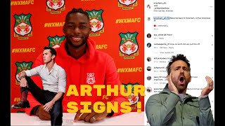 WREXHAM FC  ARTHUR OKONKWO SIGNS 3 YEAR DEAL [upl. by Heman]