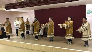 고래춤 Whale hunt dance in Far East Russia Chukotka [upl. by Dahle979]