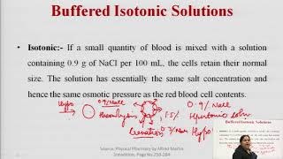 Buffered Isotonic Solutions [upl. by Akirre329]