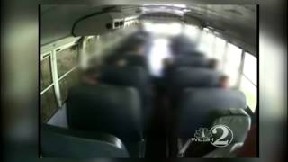 Video released in violent school bus crash [upl. by Llednor542]