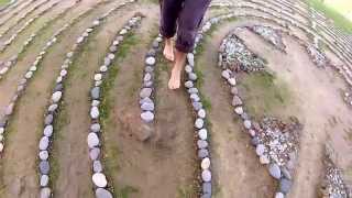 Walking the Outdoor Chartres Labyrinth at the EarthRise Retreat Center [upl. by West306]