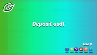 Deposit usdt ENG [upl. by Leiand]