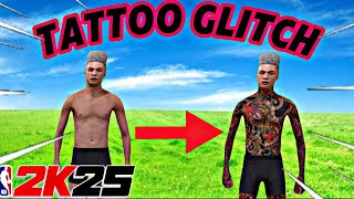 NEW INSANE TATTOO GLITCH IN NBA 2k25 [upl. by Joeann973]