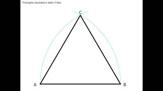 Costruire un triangolo equilatero dato il lato [upl. by Laughry]