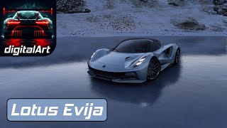 Lotus Evija  digitalArt  Forza Horizon 5 [upl. by Haimorej827]