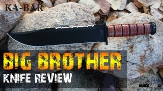 Kabar Big Brother Fixed Blade Knife Review  OsoGrandeKnives [upl. by Aguste]