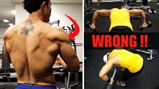 REAR DELTS MISTAKES STOP NOW तुरंत इन गलतियों को रोकें [upl. by Yerocal]