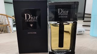 Unboxing  Dior Homme Intense EDP 2024 Batch [upl. by Neehs]