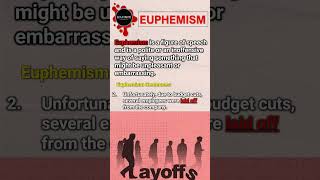 What is EUPHEMISM🤔Why is it used Learn with examples shortsyoutube euphemism literarydevices [upl. by Gosney]