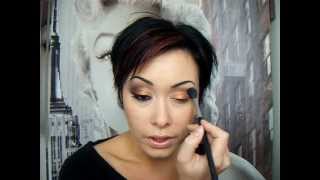 Bronzy Autumn Makeup Tutorial [upl. by Natalina]