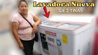 🔴LAVADORA DE DOS TINAS ATVIO de 18kg☀️ MI Mamá se COMPRÓ su LAVADORA ya la hacía bastante falta [upl. by Einial]