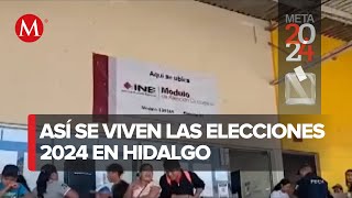 Cotinúan prepatativos para elecciones en Hidalgo [upl. by Yerffoej]