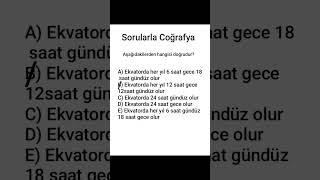 Sorularla Coğrafya [upl. by Elicul]