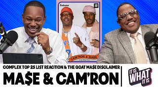 MAE amp CAMRON REACT TO THEIR COMPLEX SPORTS TOP 25 SPOT amp THE GOAT DISCLAIMER  EP66 [upl. by Normalie]