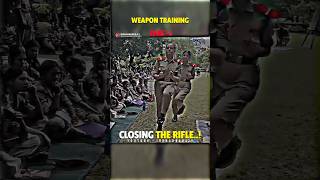 WEAPON TRAINING PART  4 😎  NCC Cadets Trained In Opening And Closing Rifle  indianarmy ncclife [upl. by Aicetel540]