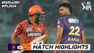 KKR vs SRH 3rd Match IPL 2024 Highlights  IPL Highlights 2024  KKR vs SRH highlights today [upl. by Ahsit701]