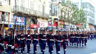 Desfile 19 de Junio de 2009 Escuela Militar Marcha quotSan Lorenzoquot [upl. by Ardra]