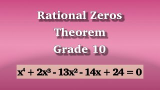 Finding All Zeros of Polynomial Function Using the Rational Zeros Theorem [upl. by Justine432]