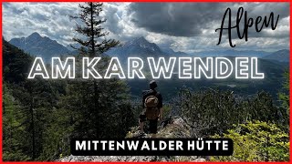 Wandern auf 1519m zur Mittenwalder Hütte • Alpenwelt Karwendel alpen Am Sender [upl. by Asseret]