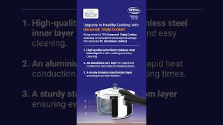 ELGI ULTRA Duracook Triply pressure Cooker [upl. by Ihdin]