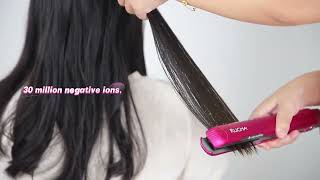 NewTech air suspended floating Ionic hair straightenerMD151 [upl. by Grefer]