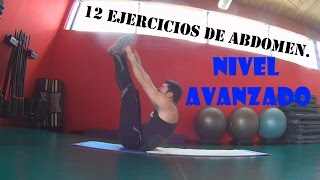 12 ejercicios de Abdomen Nivel Avanzado Marcando Six Pack [upl. by Rumery962]