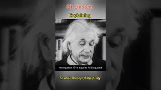 Sir Einstein Explaining Special Theory Relativity shorts ytshorts [upl. by Nanyk723]