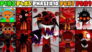 Phase 1 VS Phase 2 VS Phase 3 VS Phase 4 VS Phase 6 VS Phases 710 in Incredibox Sprunki New Mod [upl. by Friedrick504]