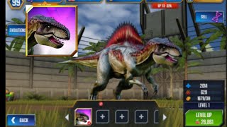 NEW TYRANNOSPINOS CONFIRMED MAXED NEW DINOSAURS TO LEVEL 40 JURASSIC WORLD THE GAME NEW DINOSAURS [upl. by Duwe]