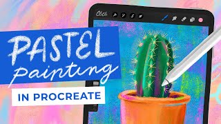 Pastel Painting in Procreate  using the NEW Artists Pastel brushes [upl. by Udelle]