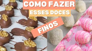 PRODUZINDO DOCES FINOS PARA FESTAS [upl. by Rimhsak]