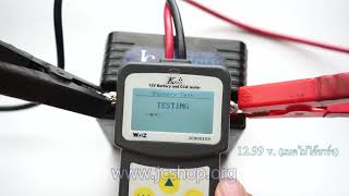 LiFePO4 12V 6Ah CCA test By JCShop [upl. by Emory]