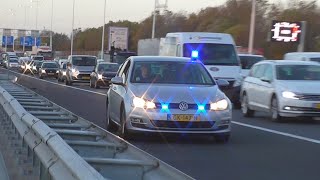 Primeur Vele hulpdiensten naar een aanrijding in de Heinenoordtunnel bij Barendrecht [upl. by Giverin]