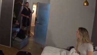 Stream Sniper Sneaks Into Ice Poseidons Hotel Room [upl. by Ennair]