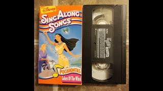 Disney SingAlong Songs Colors of the Wind 1995 Full VHS  Reversed [upl. by Rose]