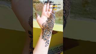 front side mehndi designeasy front side mehndimehndifloralnewhennahennadesigncuteboldbasic👍 [upl. by Ariaek]