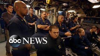 A rare look inside nuclear powered submarine USS Florida  Nightline [upl. by Artinak]