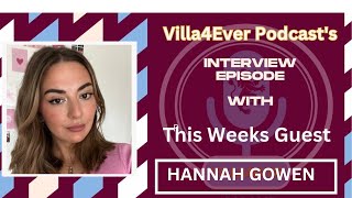 INTERVIEW WITH HANNAH GOWEN [upl. by Sirred]