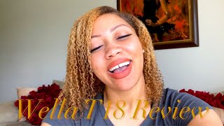 Review on Wella T18 Toner on Natural Hair [upl. by Dranrev756]