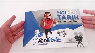 Aydın Yüce Video Ders Notu 2021 İnceleme  Hocawebde  KPSS2021 KPSS2022 KPSSTARİH [upl. by Mikey]