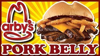 Arbys 🥓 Smokehouse Pork Belly 🥓 Sandwich Review [upl. by Dodd423]