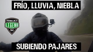 Frío lluvia niebla subiendo Pajares [upl. by Hessney]