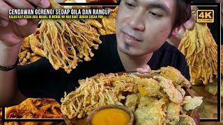 KETAGIH ya makan CENDAWAN ENOKI GORENG ni resipi pon mudah kalau beli kedai mahal weh [upl. by Ennayhc735]