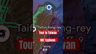 Taiwan Tour Epische Reise mit Taifun shorts taiwan kongrey taiwanurlaub thetimetour [upl. by Ellerahs]